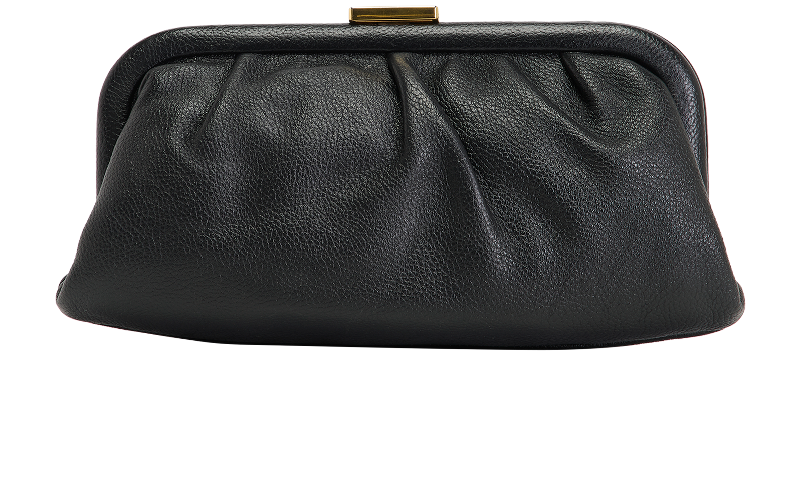 XS Cloud Clutch, &pound;260, Handbags, Black, Leather, Back view